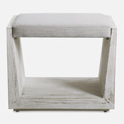Uttermost Cabana White Small Bench