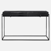 Uttermost Telone Modern Black Console Table