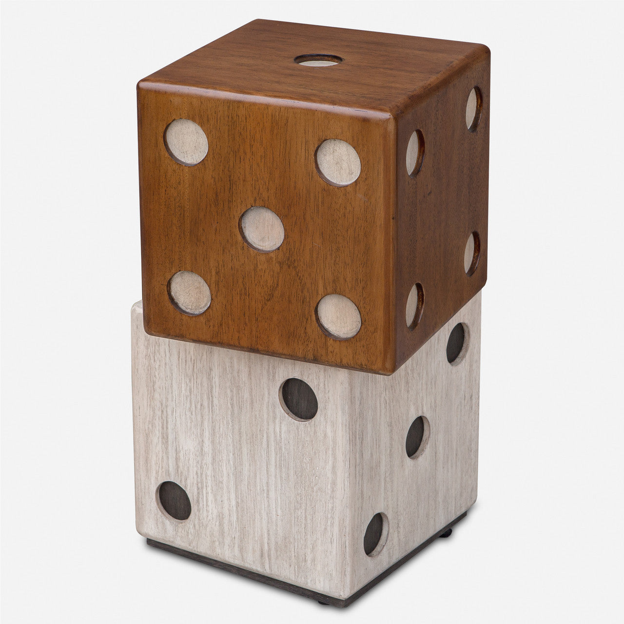 Uttermost Roll The Dice Accent Table