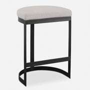 Uttermost Ivanna Black Iron Counter Stool