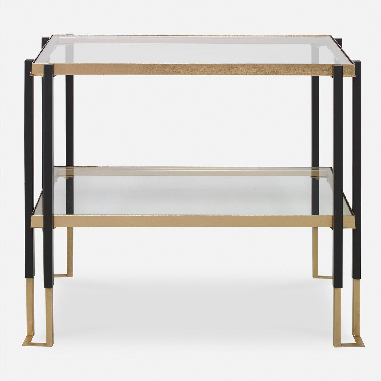 Uttermost Kentmore Glass Side Table