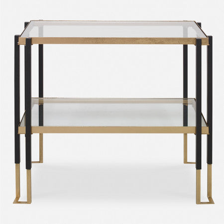 Kentmore Glass Side Table