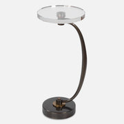 Uttermost Waveney Bronze Drink Table