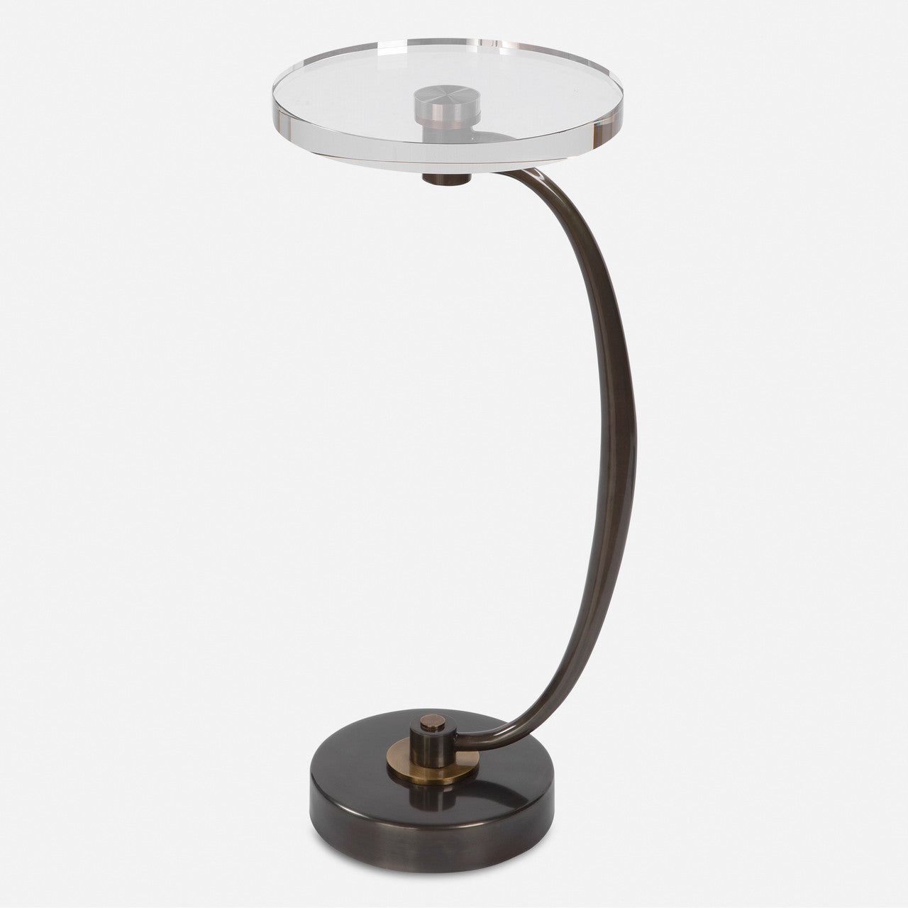 Uttermost Waveney Bronze Drink Table