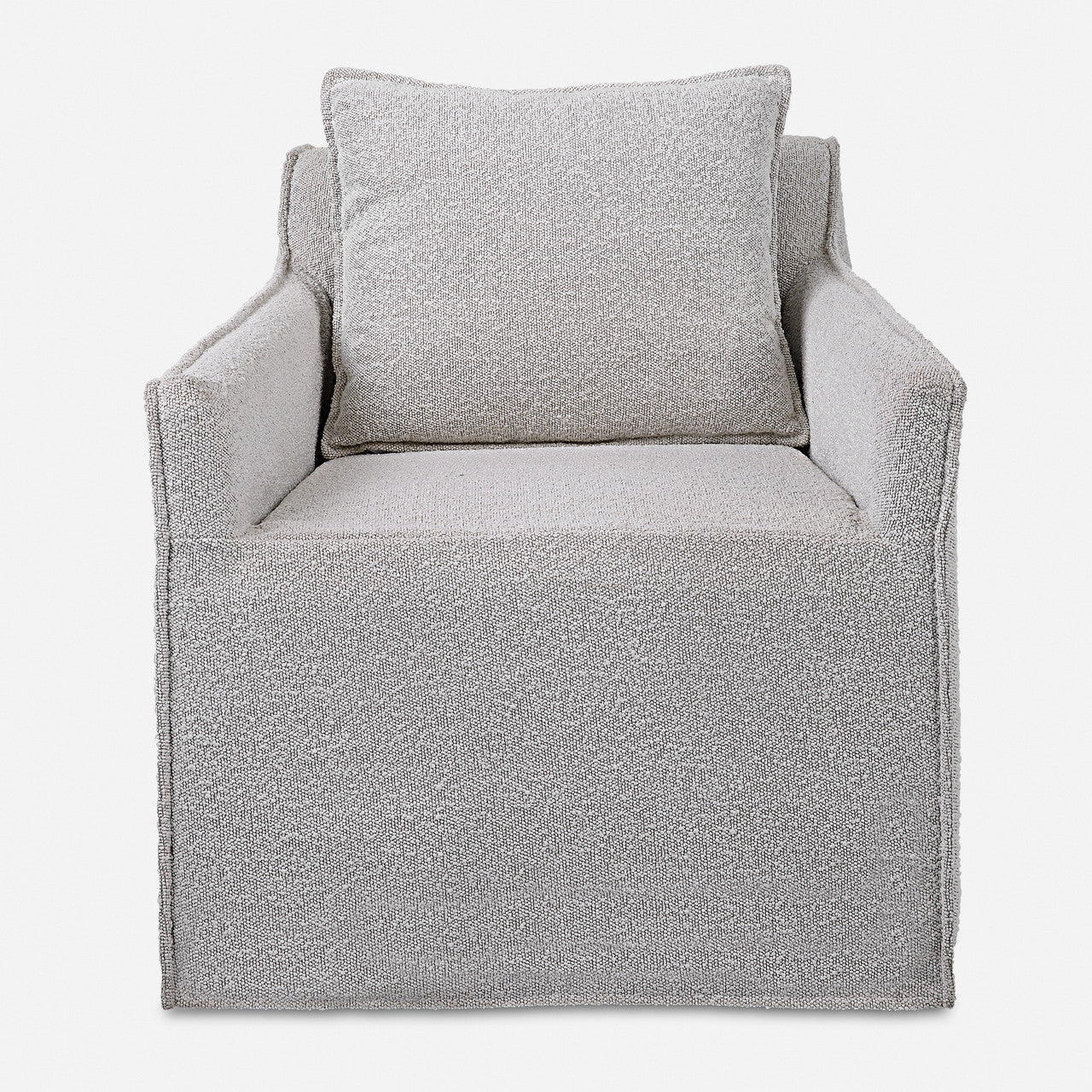 Uttermost Welland Gray Swivel Chair