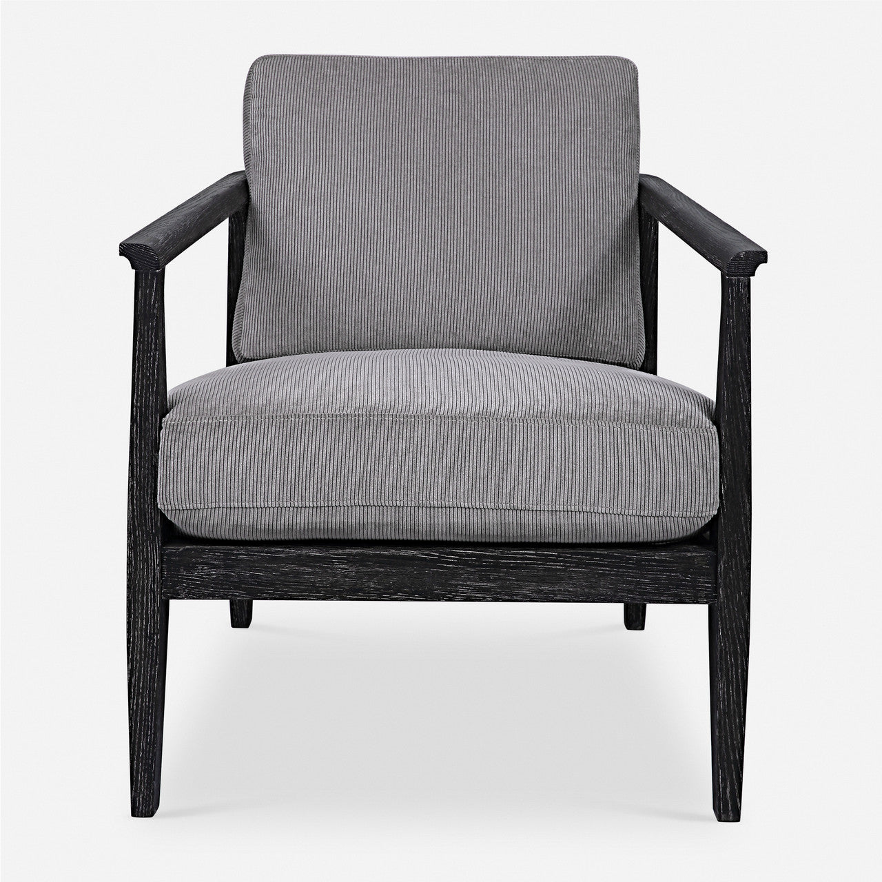 Uttermost Brunei Modern Gray Accent Chair