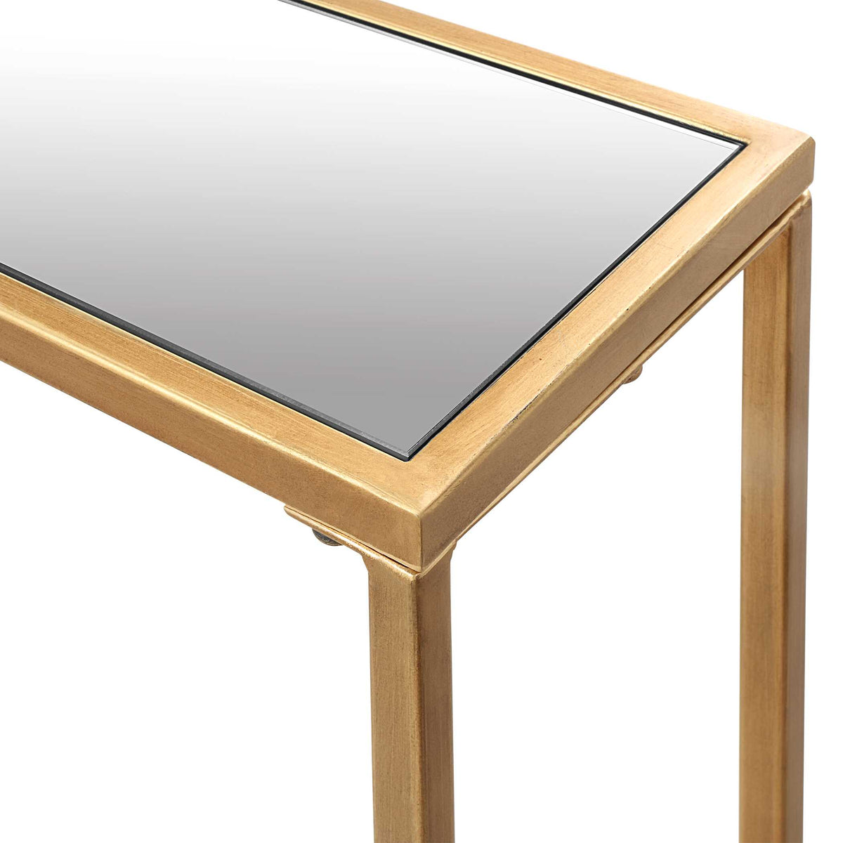 Yardena Gold Iron Console Table