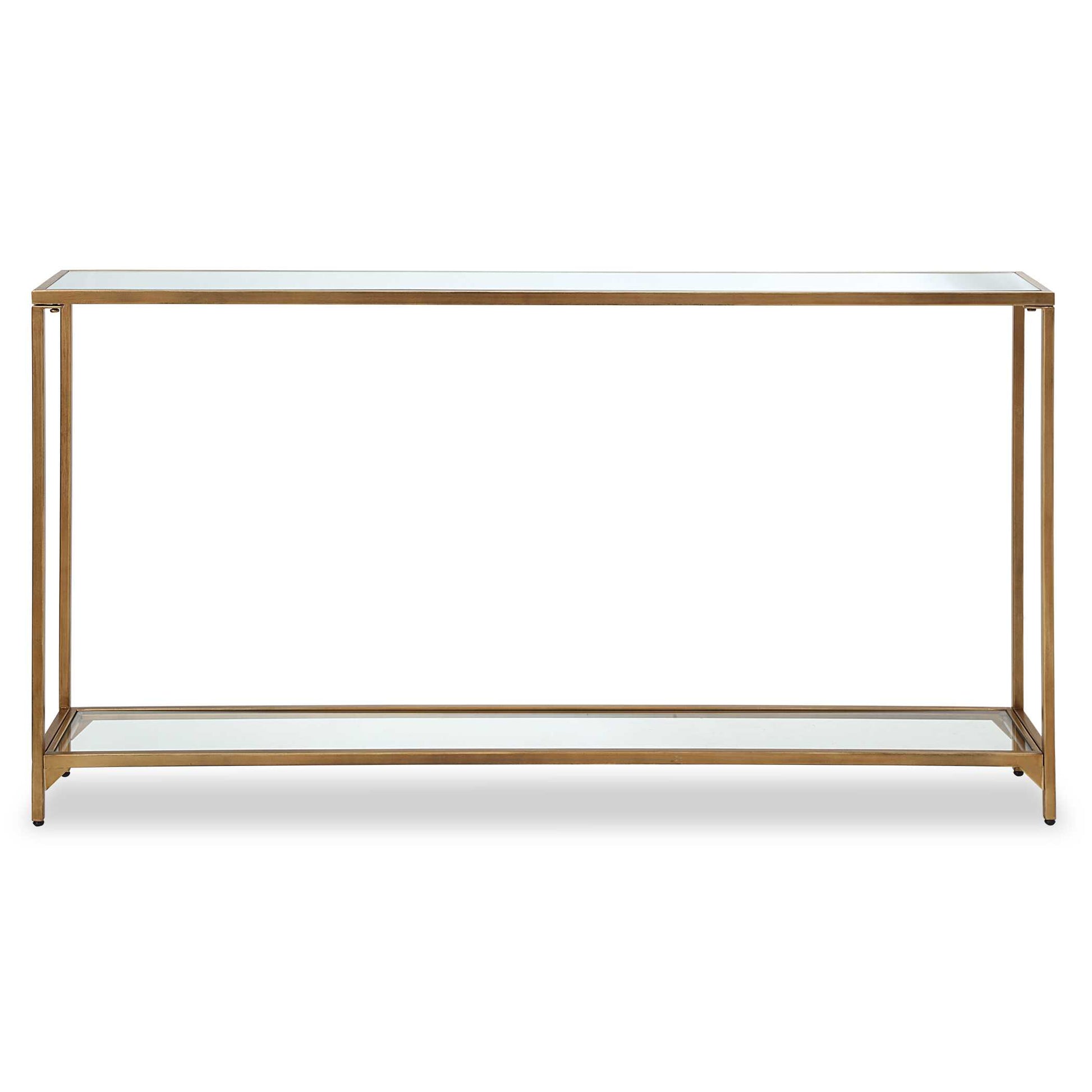 Yardena Gold Iron Console Table