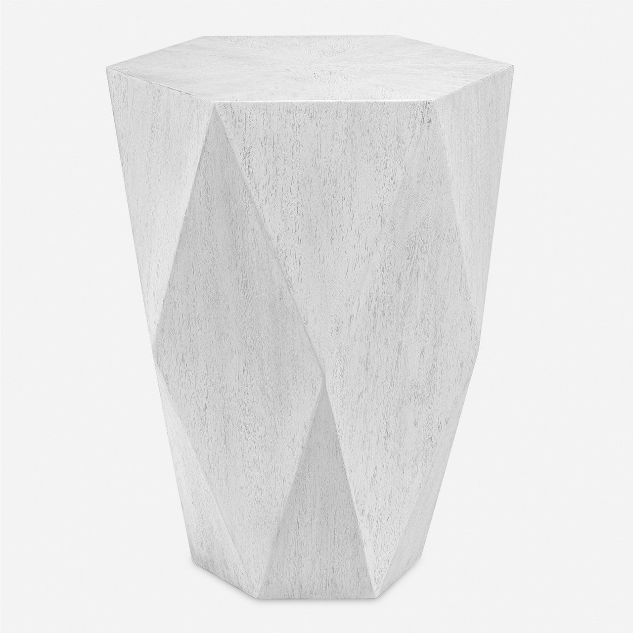 Uttermost Volker White Side Table