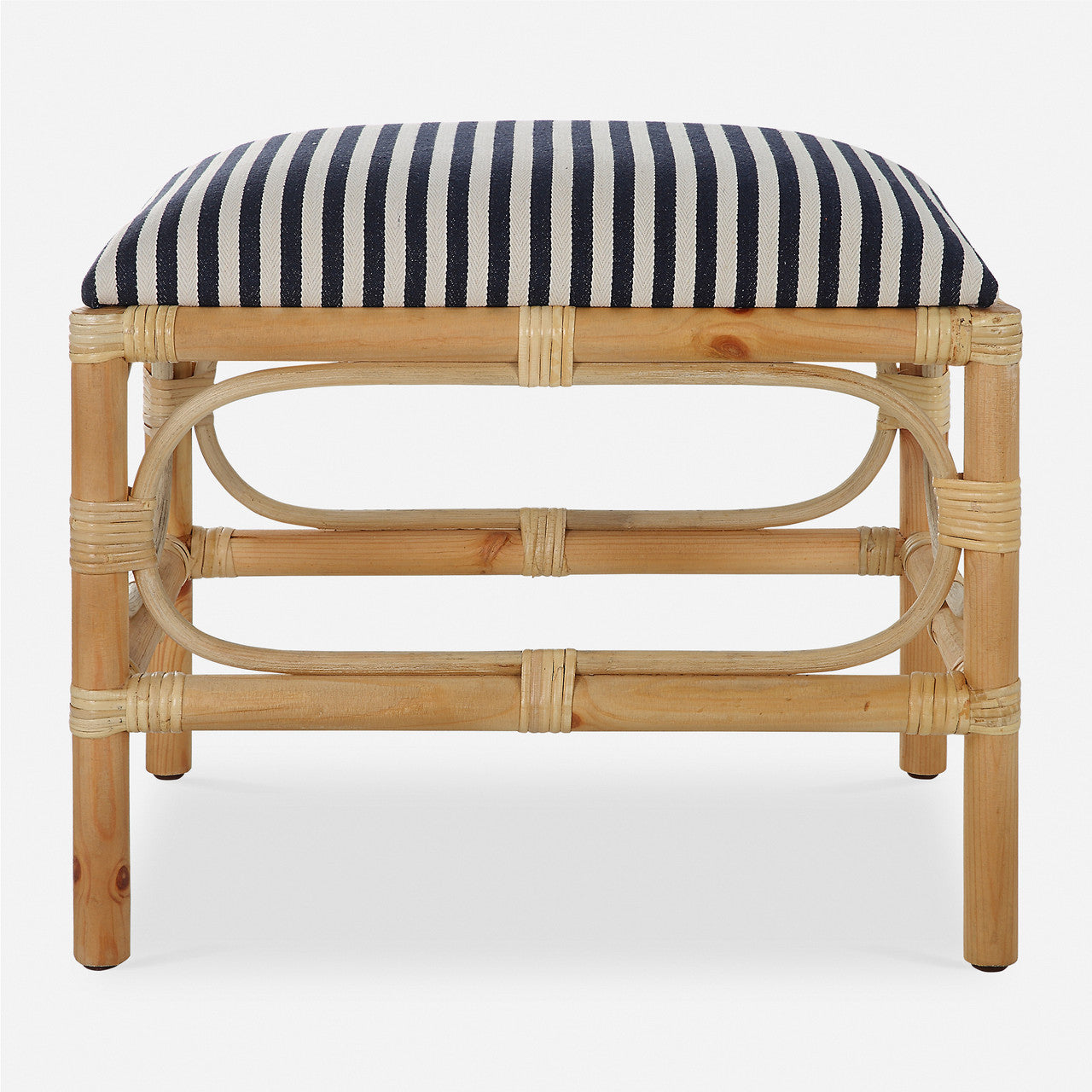 Uttermost Laguna Small Striped Bench