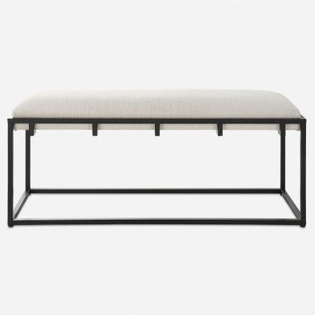 Paradox Iron & Fabric Bench
