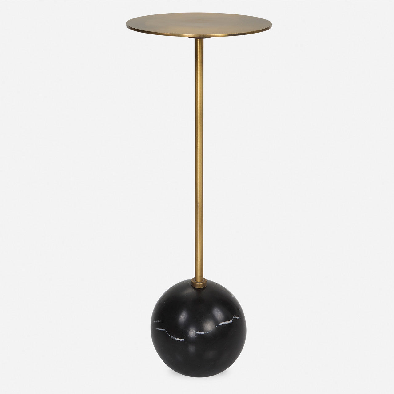 Uttermost Gimlet Brass Drink Table