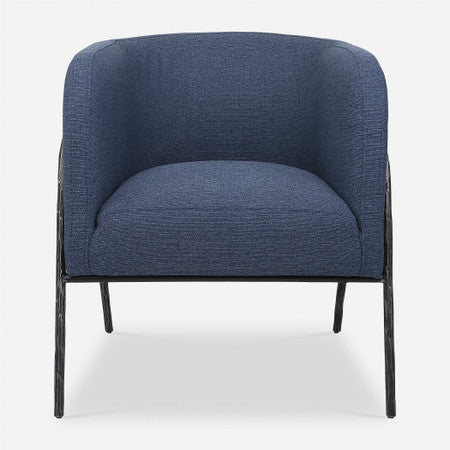 Jacobsen Denim Barrel Chair