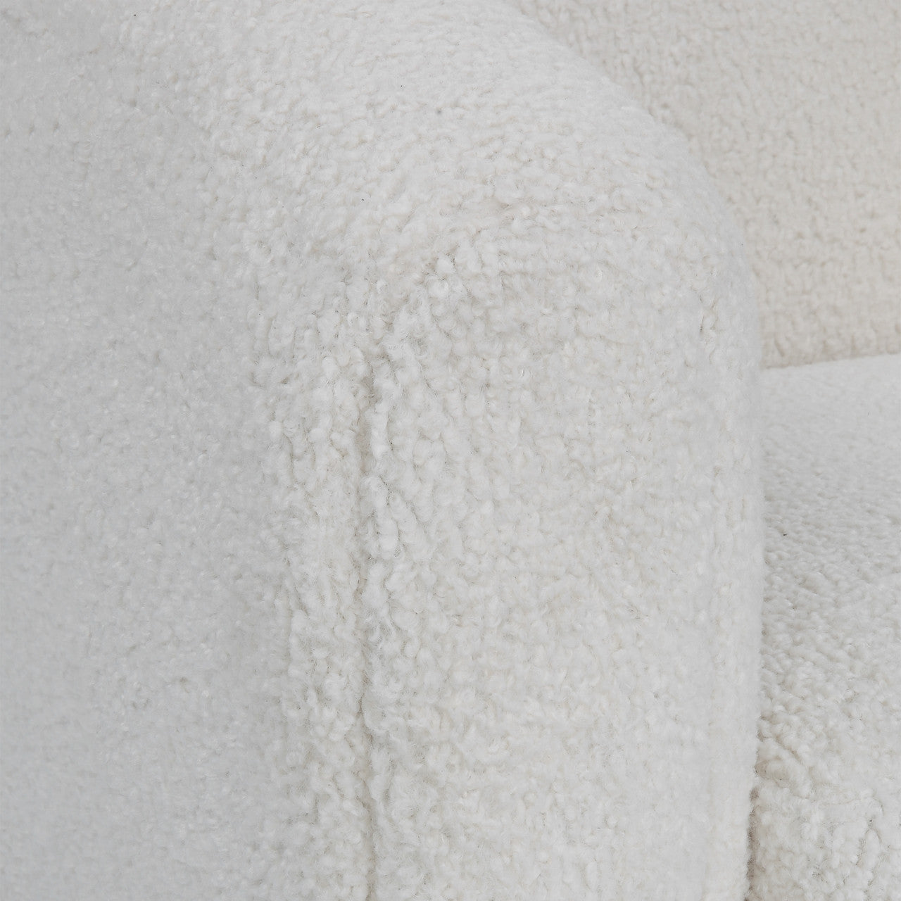 Uttermost Teddy White Shearling Accent Chair