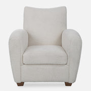 Uttermost Teddy White Shearling Accent Chair