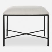 Uttermost Avenham Small Black Framed Bench