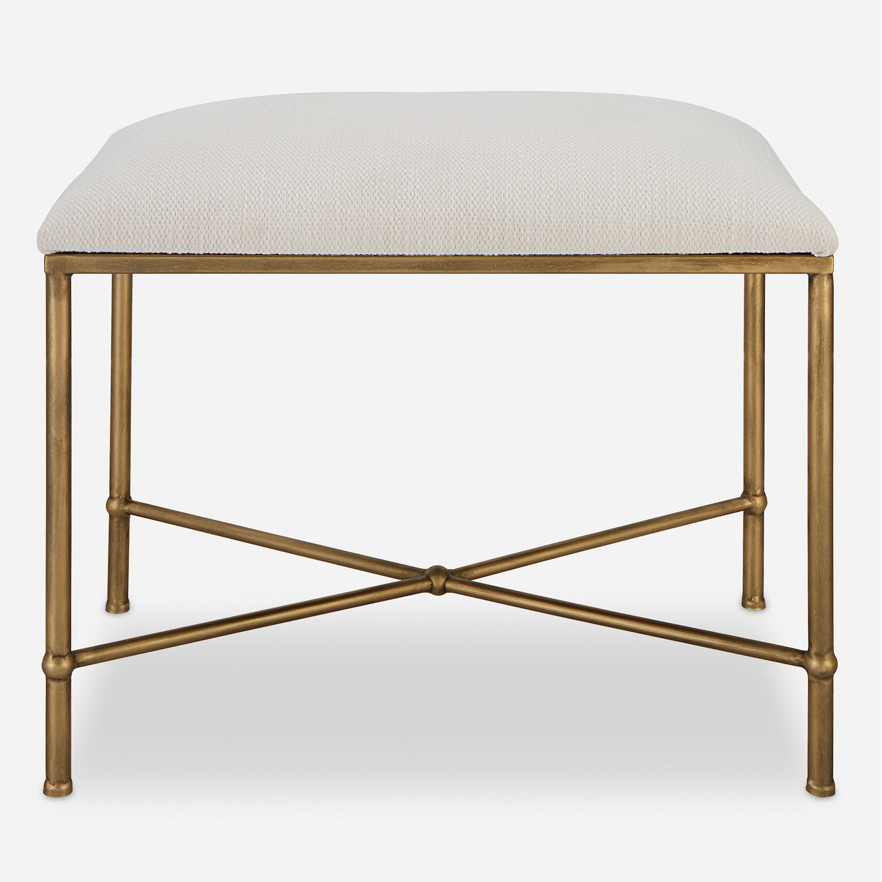 Uttermost Avenham Small Gold Framed Bench