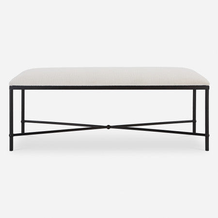 Avenham Black Framed Bench