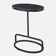 Uttermost Jessenia Black Marble Accent Table