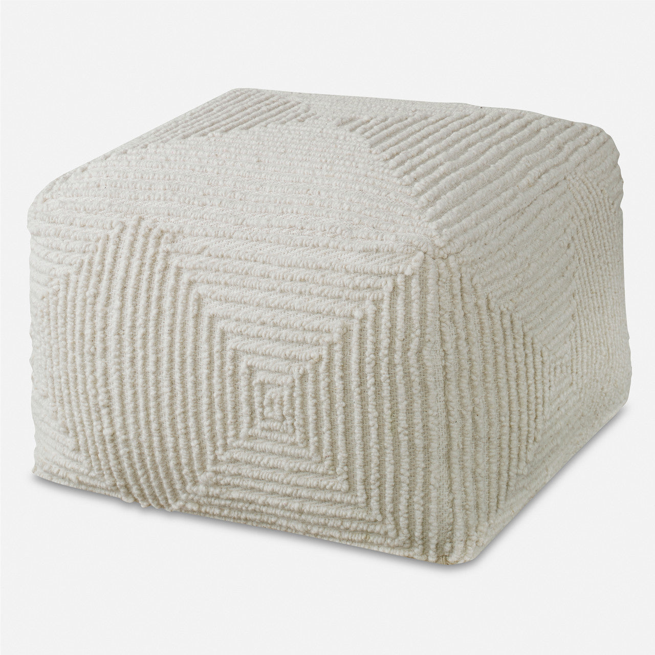 Uttermost Sovanna Geometric Pouf