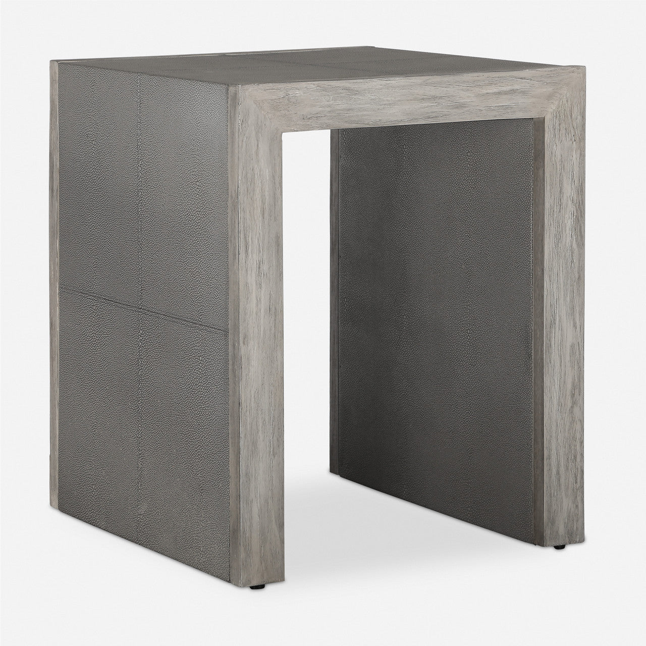 Uttermost Aerina Modern Gray End Table