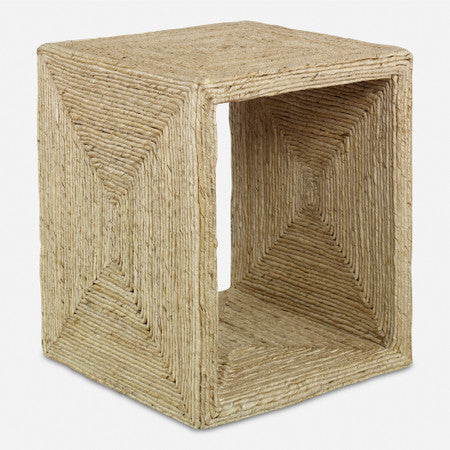 Rora Coastal Woven Side Table