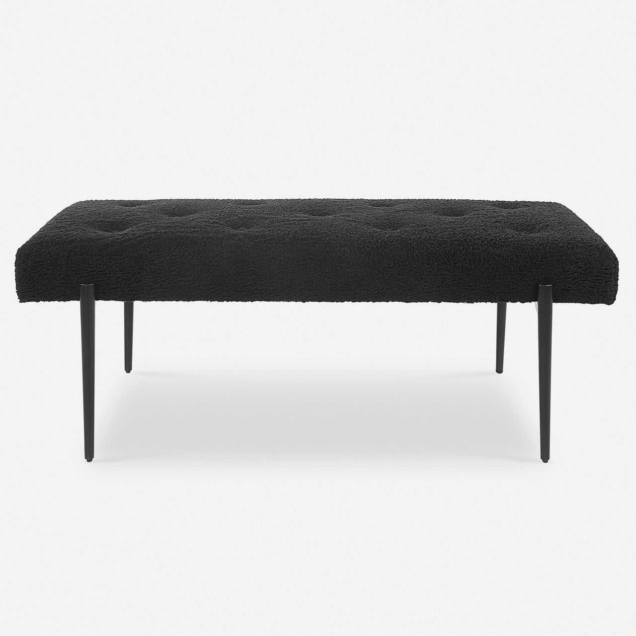 Uttermost Olivier Modern Black Bench