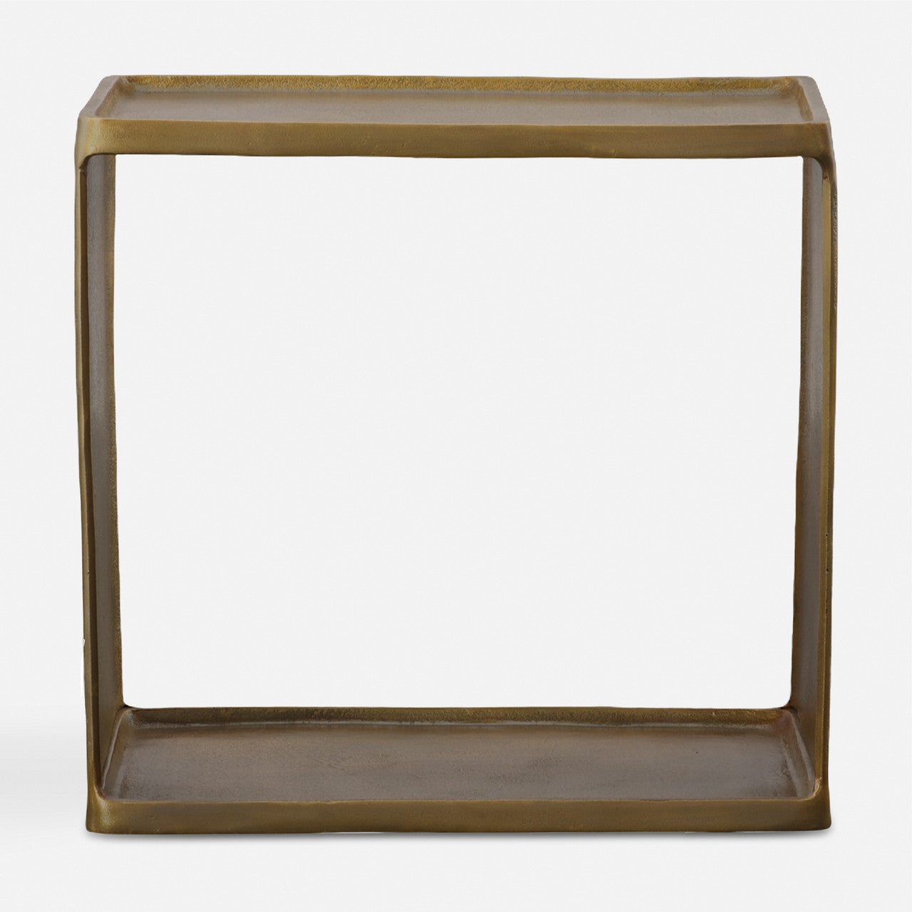 Uttermost Derwent Antique Brass Side Table