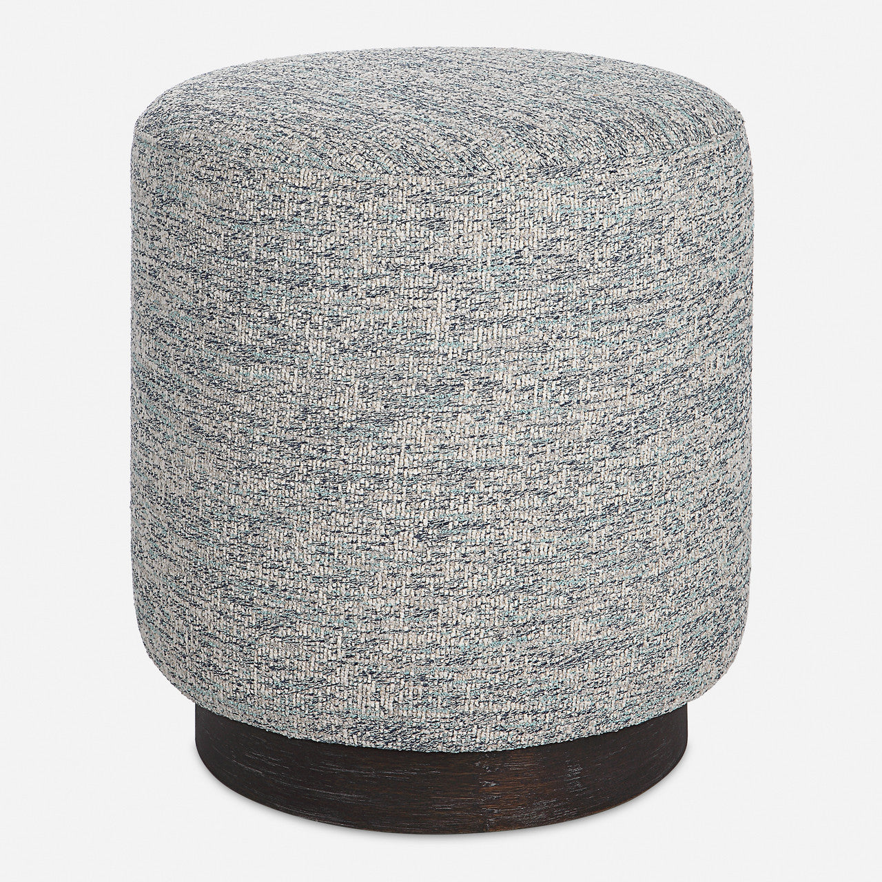 Uttermost Avila Tweed Round Ottoman