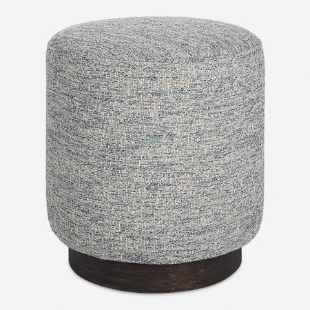 Avila Tweed Round Ottoman