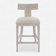 Uttermost Idris White Counter Stool