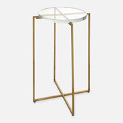 Uttermost Star-crossed Glass Accent Table
