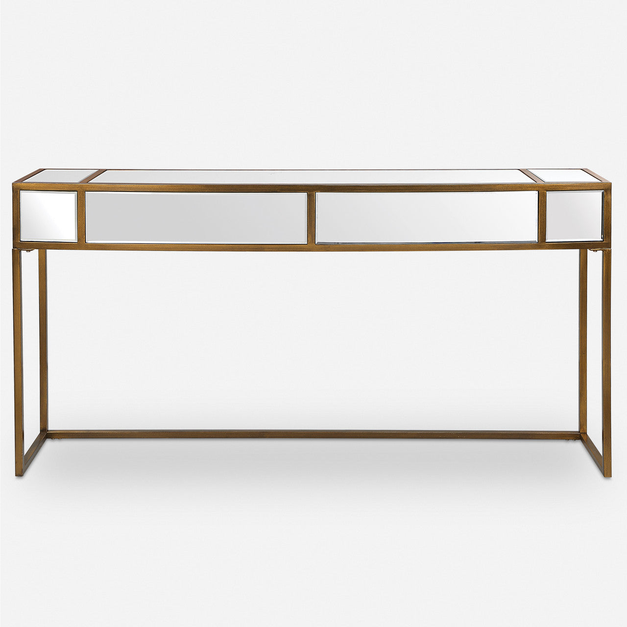 Uttermost Reflect Mirrored Console Table | Zin Home – zinhome