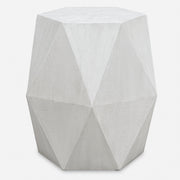Uttermost Volker White Geometric Accent Table