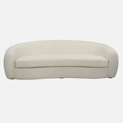 Uttermost Capra Art Deco White Sofa