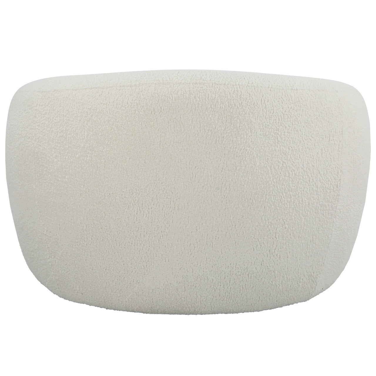 Uttermost Capra  Art Deco White Swivel Chair