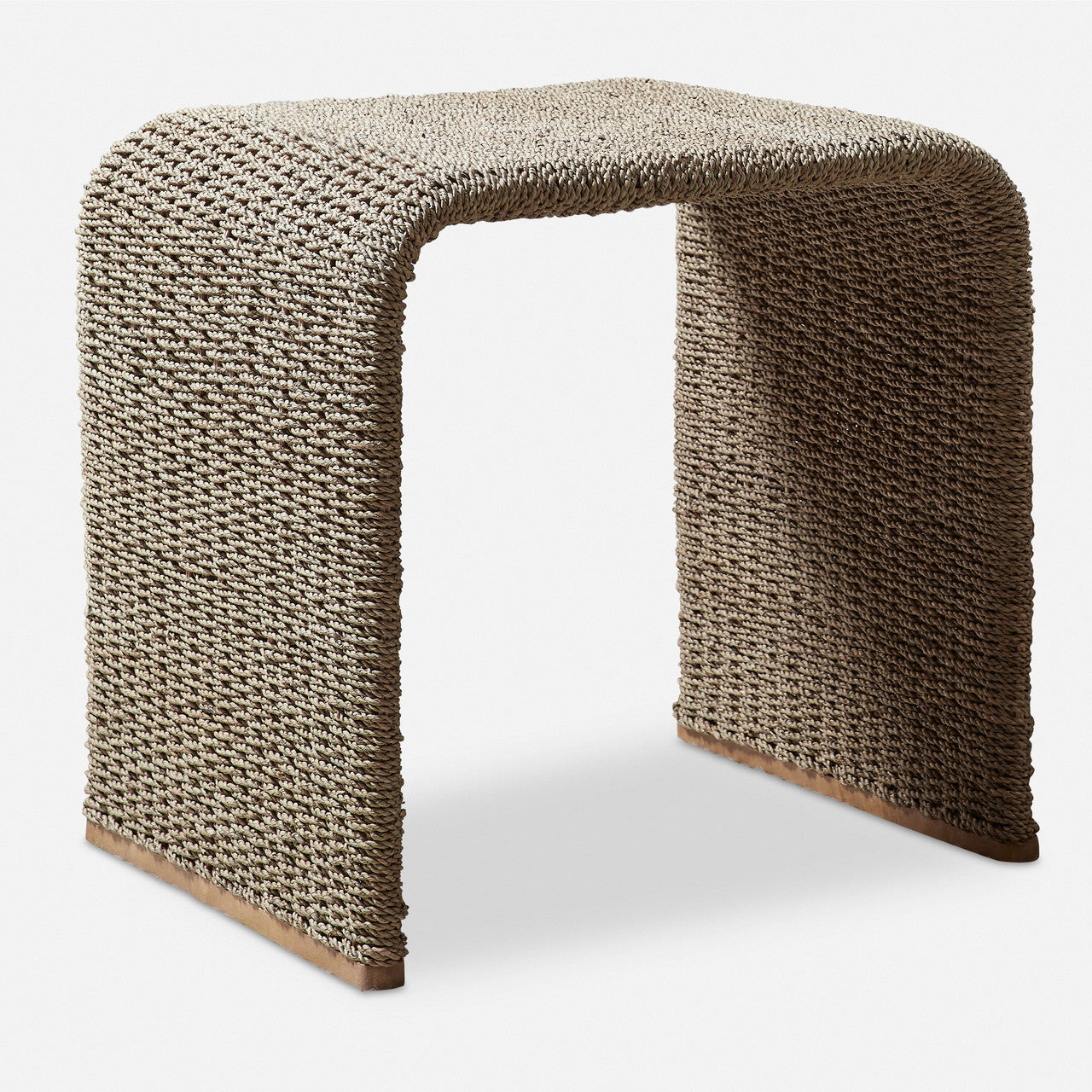 Uttermost Calabria Woven Seagrass End Table