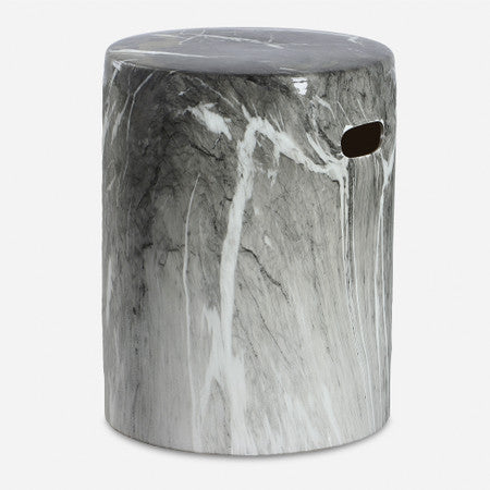 Marvel Marbled Garden Stool