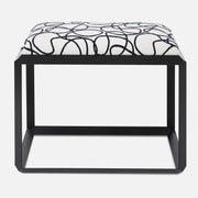 Uttermost Curls Gray Small Bench