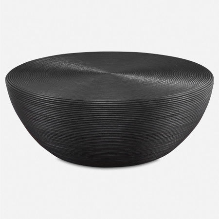 Bongo Black Rattan Coffee Table