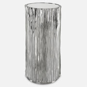 Uttermost Echo Modern Nickel Drink Table