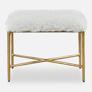 Uttermost Charmed Sheepskin Small Bench