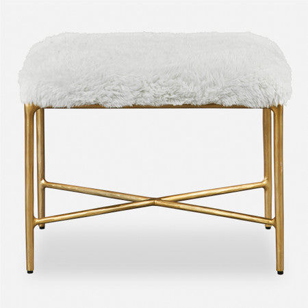 Charmed Sheepskin Small Bench