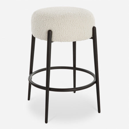 Arles Plush Counter Stool