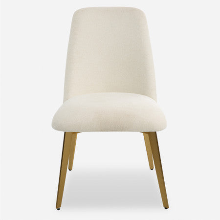 Vantage Off White Fabric Dining Chair