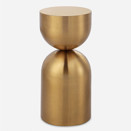 Golden Vessel Modern Accent Table