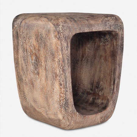 Loophole Bleached Wash Accent Stool