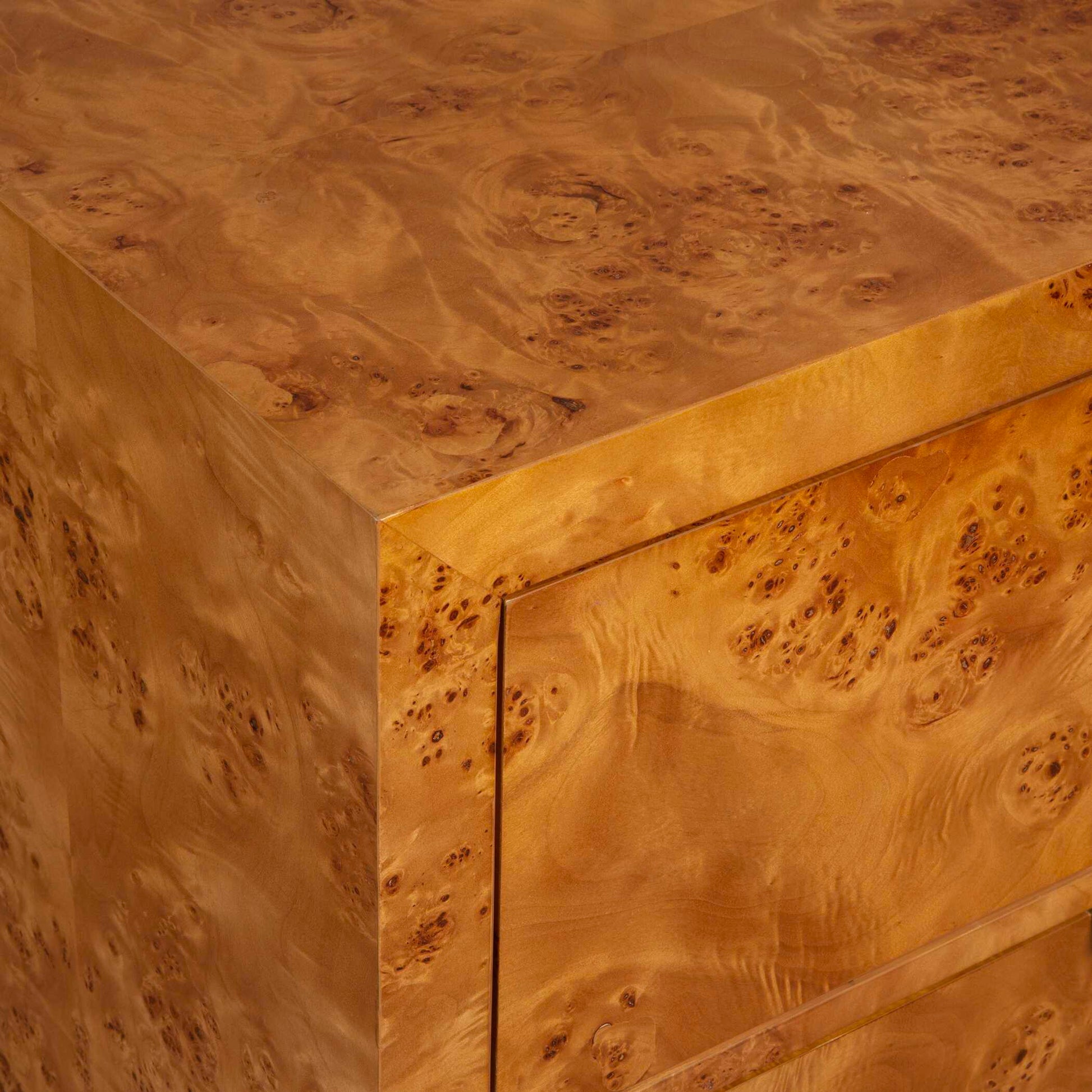 Uttermost Indus 2 Drawer Burl Chest