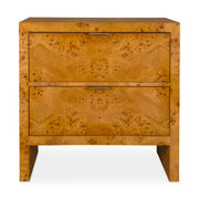 Uttermost Indus 2 Drawer Burl Chest