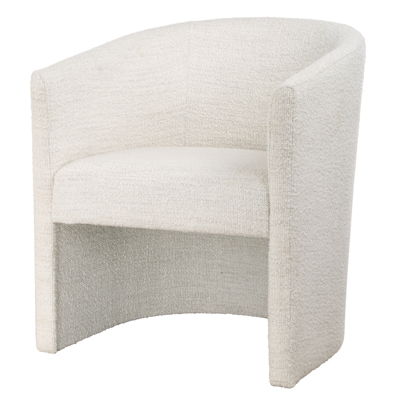Uttermost Encompass White Fabric Dining Chair